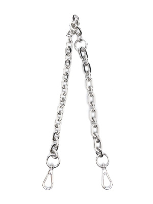 

Logo-engraved chain-link shoulder strap, Maje Logo-engraved chain-link shoulder strap