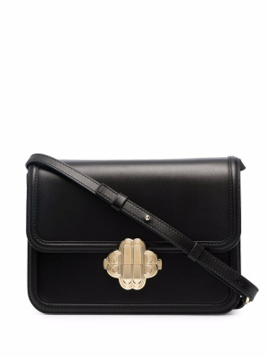 

Medium leather shoulder bag, Maje Medium leather shoulder bag