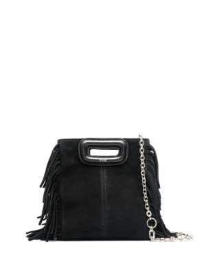 

Mini M suede bag, Maje Mini M suede bag