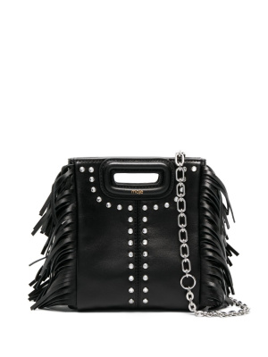 

M fringed tote bag, Maje M fringed tote bag