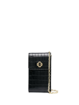 

Embossed leather crossbody bag, Maje Embossed leather crossbody bag