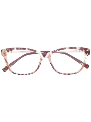 

Mesh-pattern glasses, MISSONI EYEWEAR Mesh-pattern glasses
