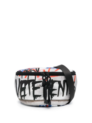 

Graffiti logo-print belt bag, VETEMENTS Graffiti logo-print belt bag