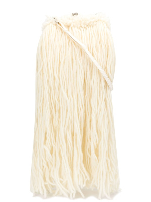 

Fringed shoulder bag, Discord Yohji Yamamoto Fringed shoulder bag