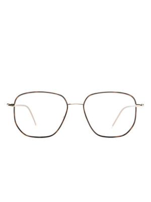 

Metallic-finish square-frame glasses, BOSS Metallic-finish square-frame glasses