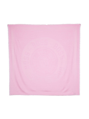 

Logo-print fine-knit scarf, BOSS Logo-print fine-knit scarf