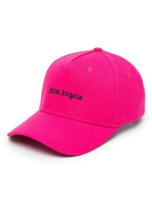 

Logo-embroidered cotton baseball cap, Palm Angels Logo-embroidered cotton baseball cap