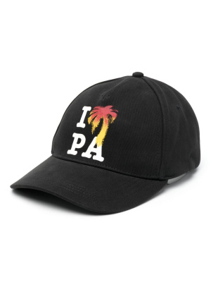 

Logo-print cotton hat, Palm Angels Logo-print cotton hat