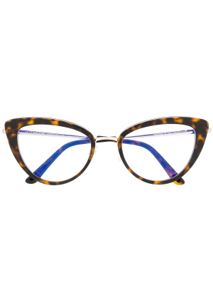 

Cat-eye shaped glasses, TOM FORD Eyewear Cat-eye shaped glasses