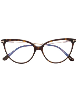 

Tortoiseshell cat eye glasses, TOM FORD Eyewear Tortoiseshell cat eye glasses