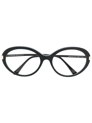 

Thick oval-frame glasses, TOM FORD Eyewear Thick oval-frame glasses