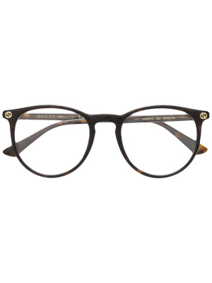 

Tortoiseshell round-frame glasses, Gucci Eyewear Tortoiseshell round-frame glasses