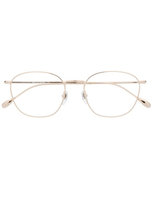 

Round-frame engraved-logo glasses, Gucci Eyewear Round-frame engraved-logo glasses