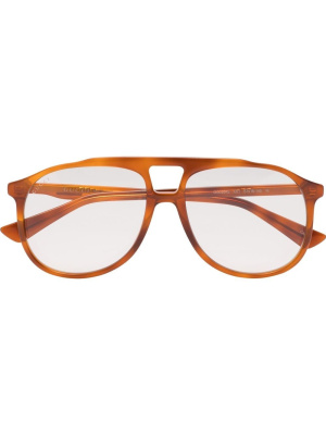 

Tortoiseshell pilot glasses, Gucci Eyewear Tortoiseshell pilot glasses