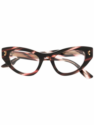 

Marbled cat-eye glasses, Gucci Eyewear Marbled cat-eye glasses