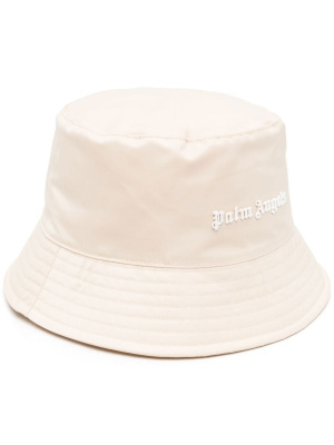 

Lettering logo bucket hat, Palm Angels Lettering logo bucket hat