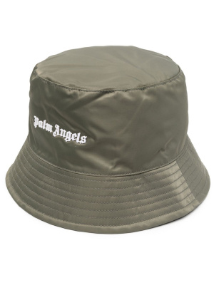 

Logo-lettering bucket hat, Palm Angels Logo-lettering bucket hat