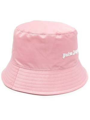 

Lettering logo bucket hat, Palm Angels Lettering logo bucket hat