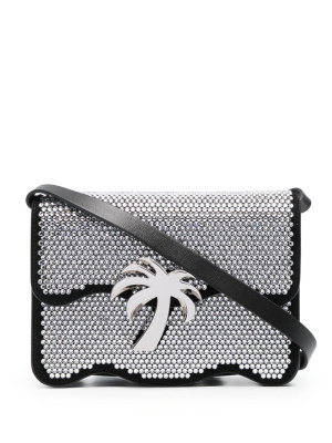 

Palm beach crystal-embellished crossbody bag, Palm Angels Palm beach crystal-embellished crossbody bag