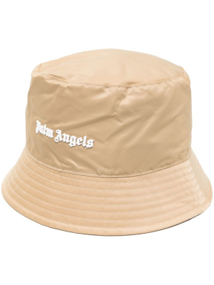 

Logo-lettering bucket hat, Palm Angels Logo-lettering bucket hat