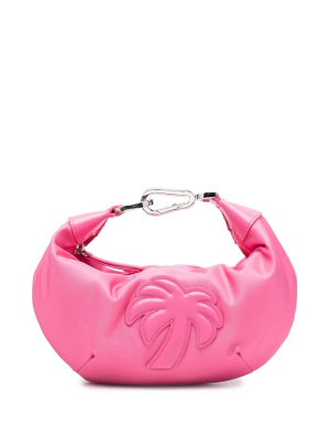 

Mini Big Palm logo-embossed clutch bag, Palm Angels Mini Big Palm logo-embossed clutch bag