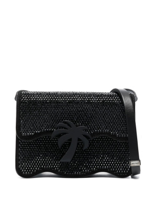 

Rhinestone-embellished shoulder bag, Palm Angels Rhinestone-embellished shoulder bag