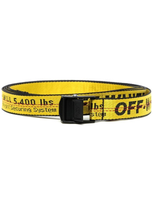 

Logo-tape detail buckle-fastening belt, Off-White Logo-tape detail buckle-fastening belt