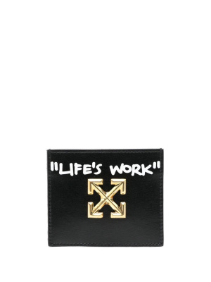 

Quote-motif cardholder, Off-White Quote-motif cardholder