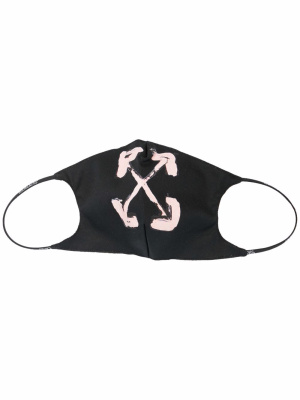 

Painted Arrows motif face mask, Off-White Painted Arrows motif face mask