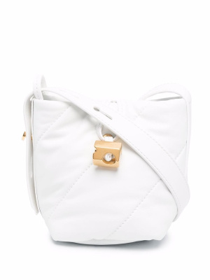 

Nailed leather bucket bag, Off-White Nailed leather bucket bag