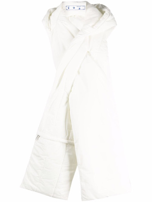 

Padded-effect scarf, Off-White Padded-effect scarf