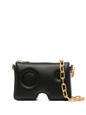 

Burrow leather shoulder bag, Off-White Burrow leather shoulder bag