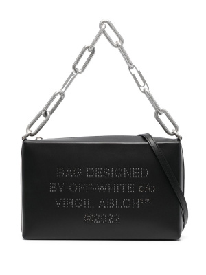 

Logo-studded shoulder bag, Off-White Logo-studded shoulder bag