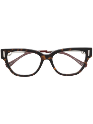 

Tortoiseshell clear glasses, Gucci Eyewear Tortoiseshell clear glasses