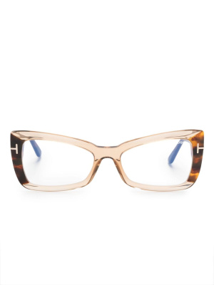 

Cat-eye transparent-frame glasses, TOM FORD Eyewear Cat-eye transparent-frame glasses