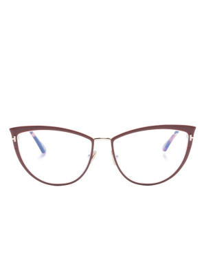 

Tortoiseshell-effect cat-eye glasses, TOM FORD Eyewear Tortoiseshell-effect cat-eye glasses