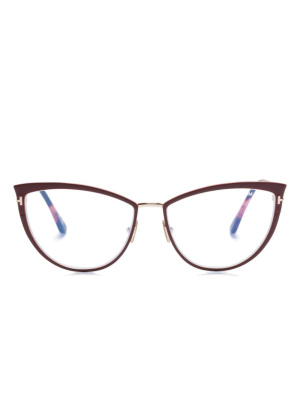 

Enamelled cat-eye frame glasses, TOM FORD Eyewear Enamelled cat-eye frame glasses