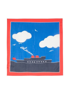 

Olivia graphic square scarf, Lauren Ralph Lauren Olivia graphic square scarf