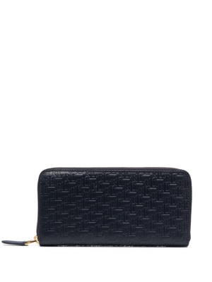 

Embosed-logo zip leather wallet, Lauren Ralph Lauren Embosed-logo zip leather wallet