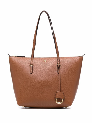 

Keaton logo-plaque tote bag, Lauren Ralph Lauren Keaton logo-plaque tote bag