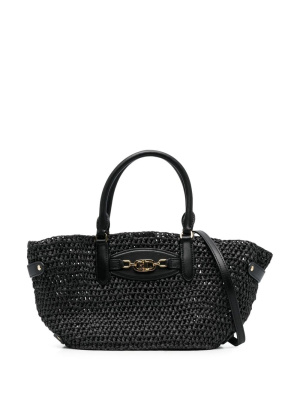 

Daphney braided tote bag, Lauren Ralph Lauren Daphney braided tote bag