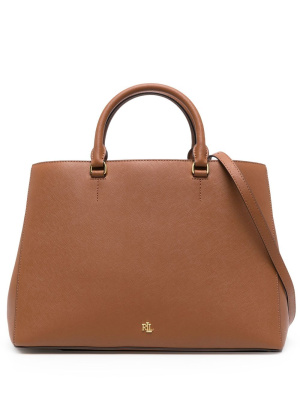 

Hanna leather satchel bag, Lauren Ralph Lauren Hanna leather satchel bag