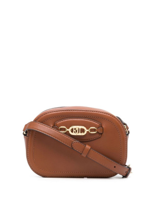 

Logo-print leather crossbody-bag, Lauren Ralph Lauren Logo-print leather crossbody-bag