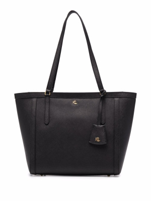

Clare crosshatch leather tote bag, Lauren Ralph Lauren Clare crosshatch leather tote bag