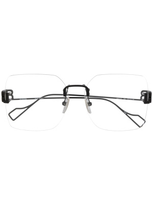 

BB rimless glasses, Balenciaga Eyewear BB rimless glasses