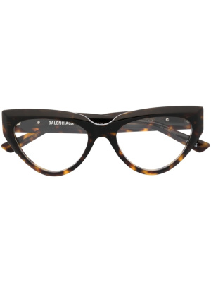 

Tortoiseshell cat-eye glasses, Balenciaga Eyewear Tortoiseshell cat-eye glasses