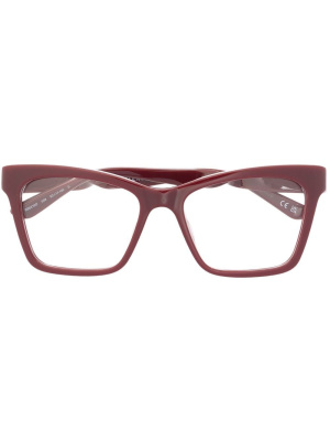 

Logo square-frame glasses, Balenciaga Eyewear Logo square-frame glasses