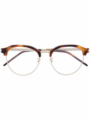 

Round-frame glasses, Saint Laurent Eyewear Round-frame glasses