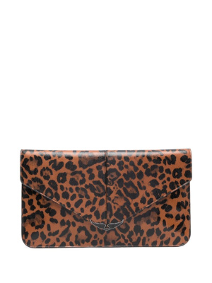 

Borderline leather clutch bag, Zadig&Voltaire Borderline leather clutch bag