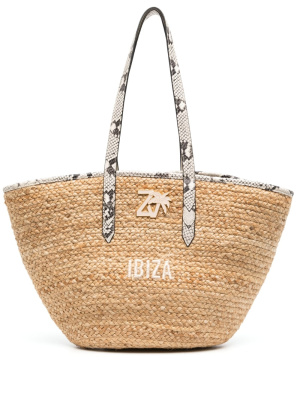 

Ibiza logo-patch beach bag, Zadig&Voltaire Ibiza logo-patch beach bag